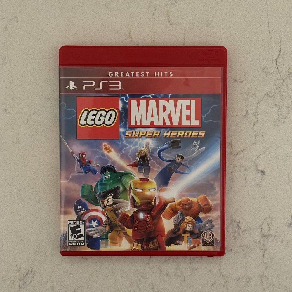 LEGO Marvel Super Heroes (Sony PlayStation 3, 2013) Complete Greatest Hits